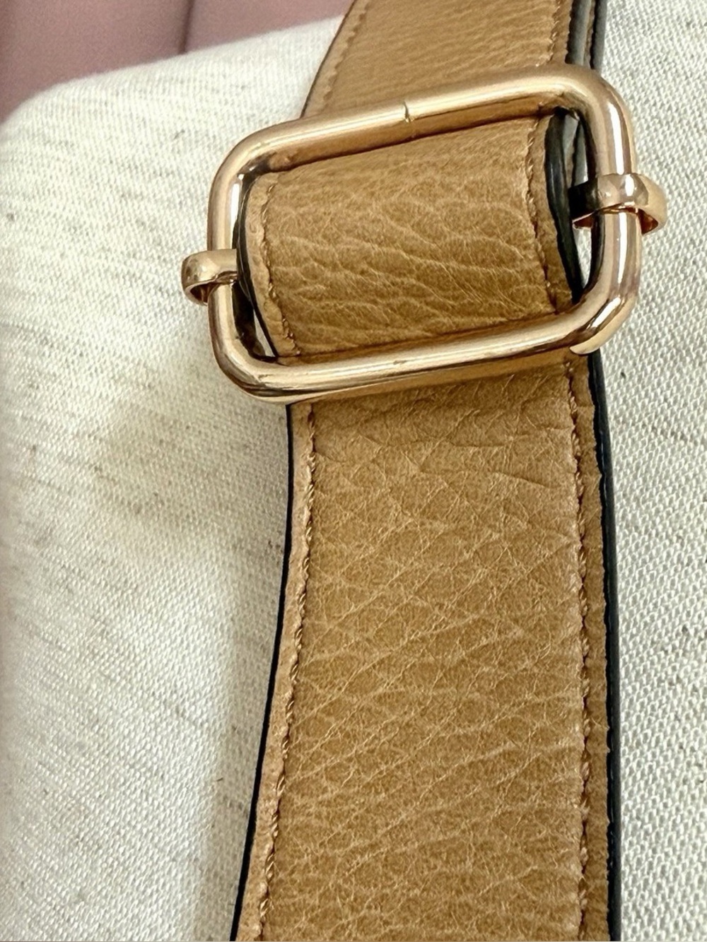 POPPY & PEONIES The Sidekick Brown Camel Teddy Sherpa Crossbody Purse - Picture 8 of 12